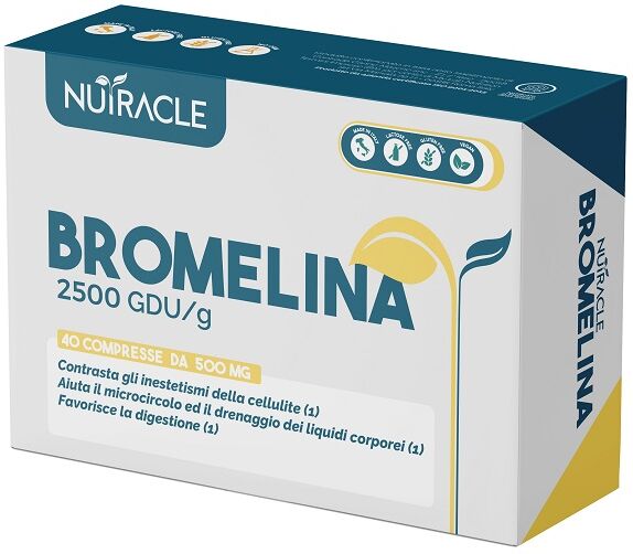 MYLAB NUTRITION Srl NUTRACLE Bromelina 40Cpr 500mg