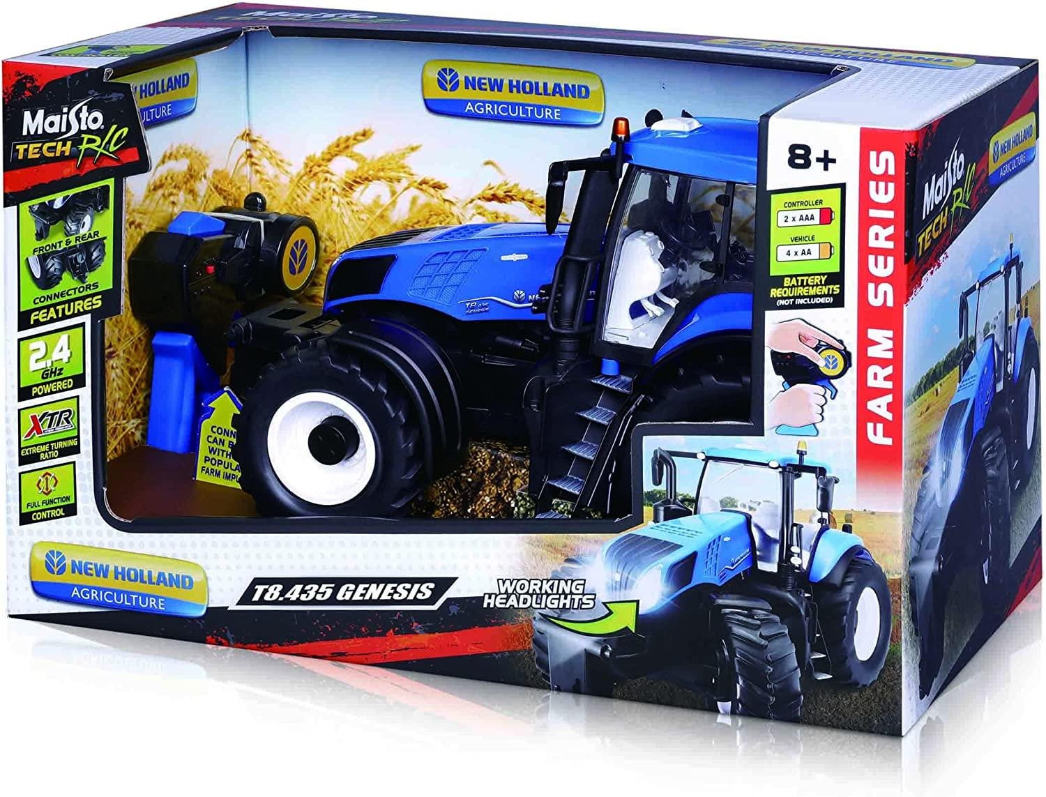 Maisto Tech 82721 New Holland T8.435 Genesis afstandsbedienings tractor schaal 1:16