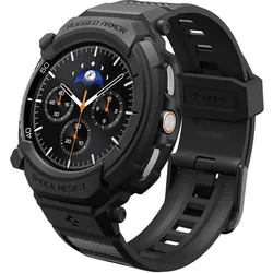 Spigen Rugged Armor Pro, Smartwatch Zubehör, Schwarz