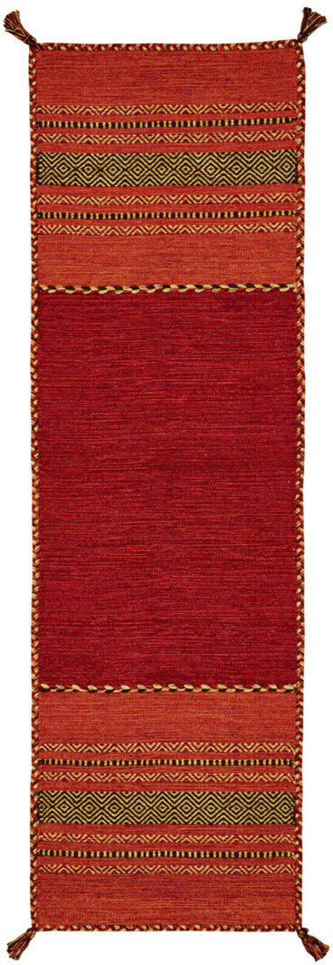 Langley Street Arianna Rug Red Rectangle 67 x 220 cm