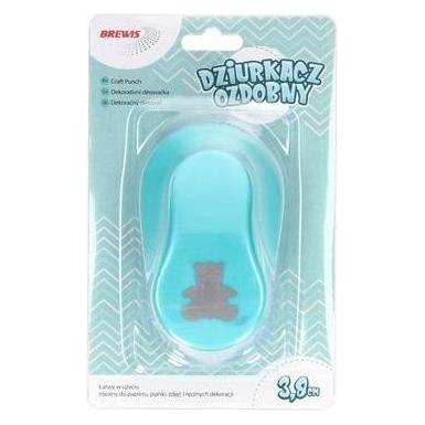 Brewis Dekorativer Locher - Teddybär 3,8cm MIX (57386070)