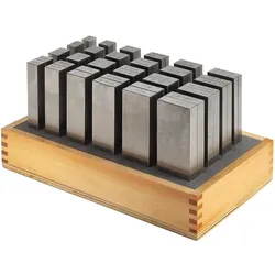 Amf, Zubehör Maschine, Parallelunterlagensatz Nr. 6348SP Inhalt 20 Paar Grösse 100 Superpräzision Länge 100 mm