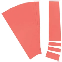 ULTRADEX Einsteckkarten für 9,5mm Einsteckschiene 60x7,5mm VE=420 Stück rot
