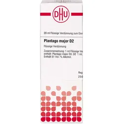 Plantago Major D 2 20 ML