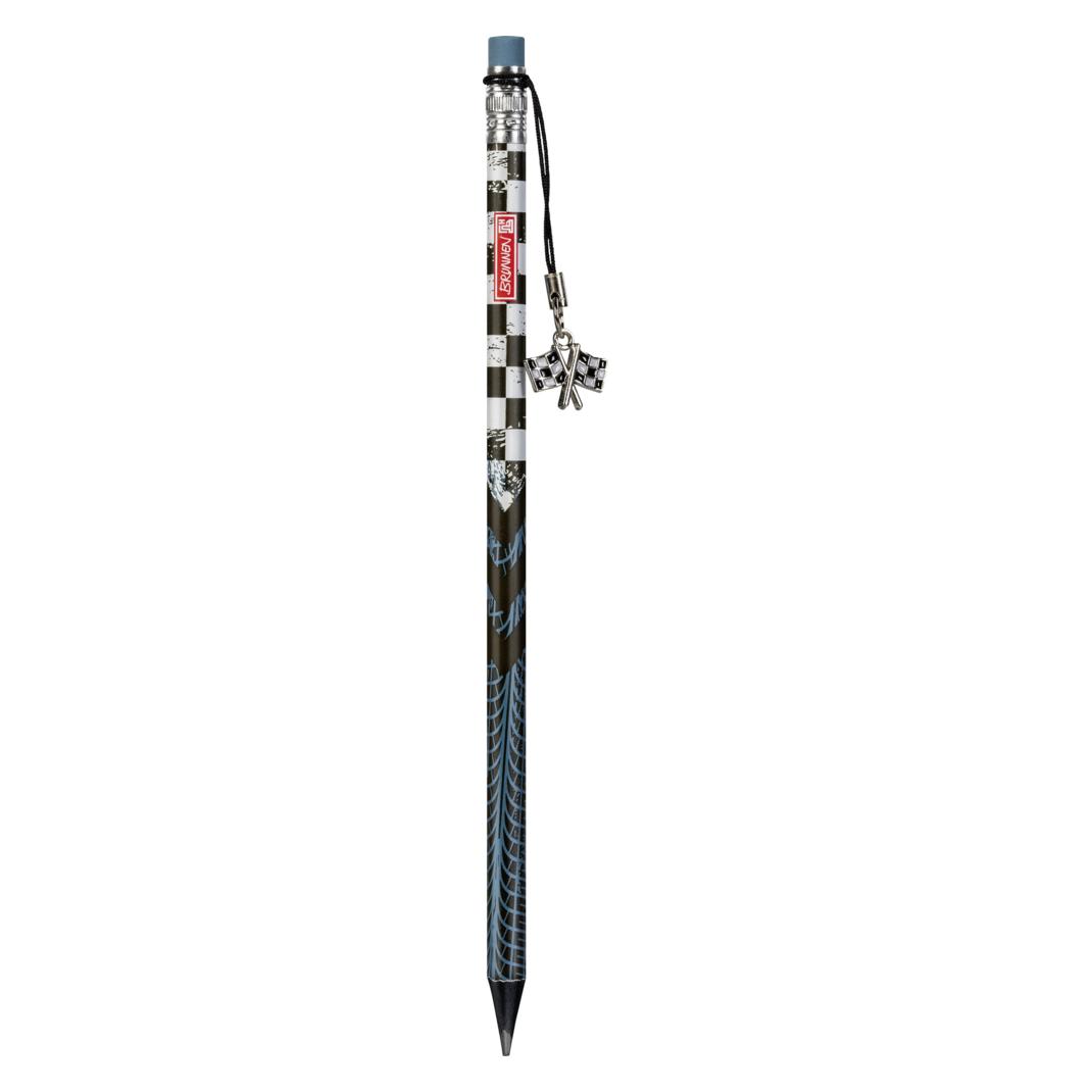 Brunnen Fast Wheels Bleistift HB blau mit Radierer, 1 St. (HB, 1x) (1029056521)
