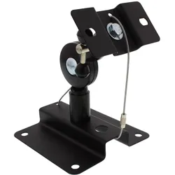 InLine Lautsprecher Wandhalterung (Wandmontage), Lautsprecher Ständer + Wandmontage, Schwarz