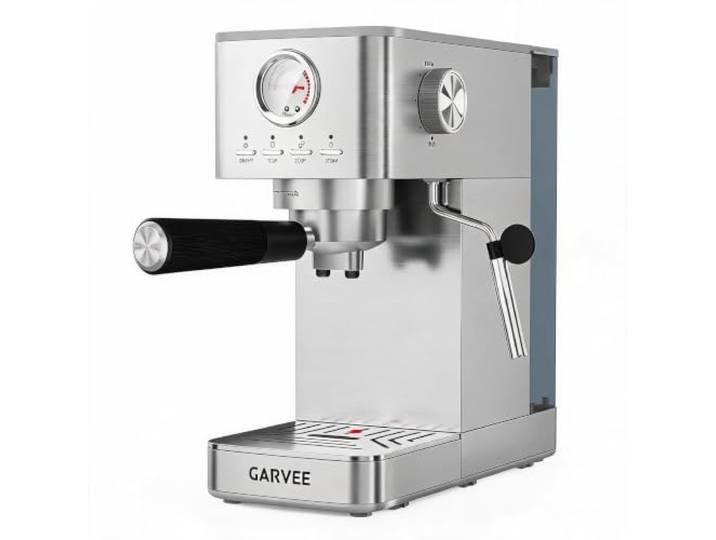 IDEALHOUSE Vollautomatische Kaffeemaschine Mit Mühle, 20 Bar Mit Milchaufschäumer für cremigen Schaum und einfache Zubereitung vielseitiger Heißgetränke