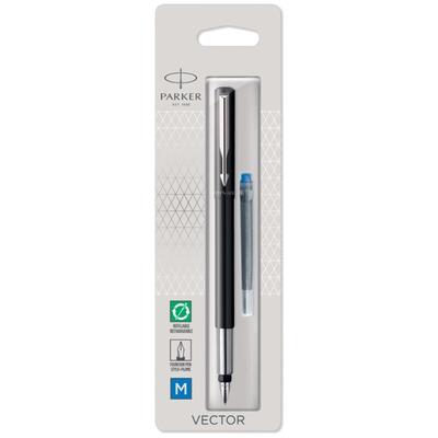 PARKER Füllhalter VECTOR, Schwarz, Federbreite: M