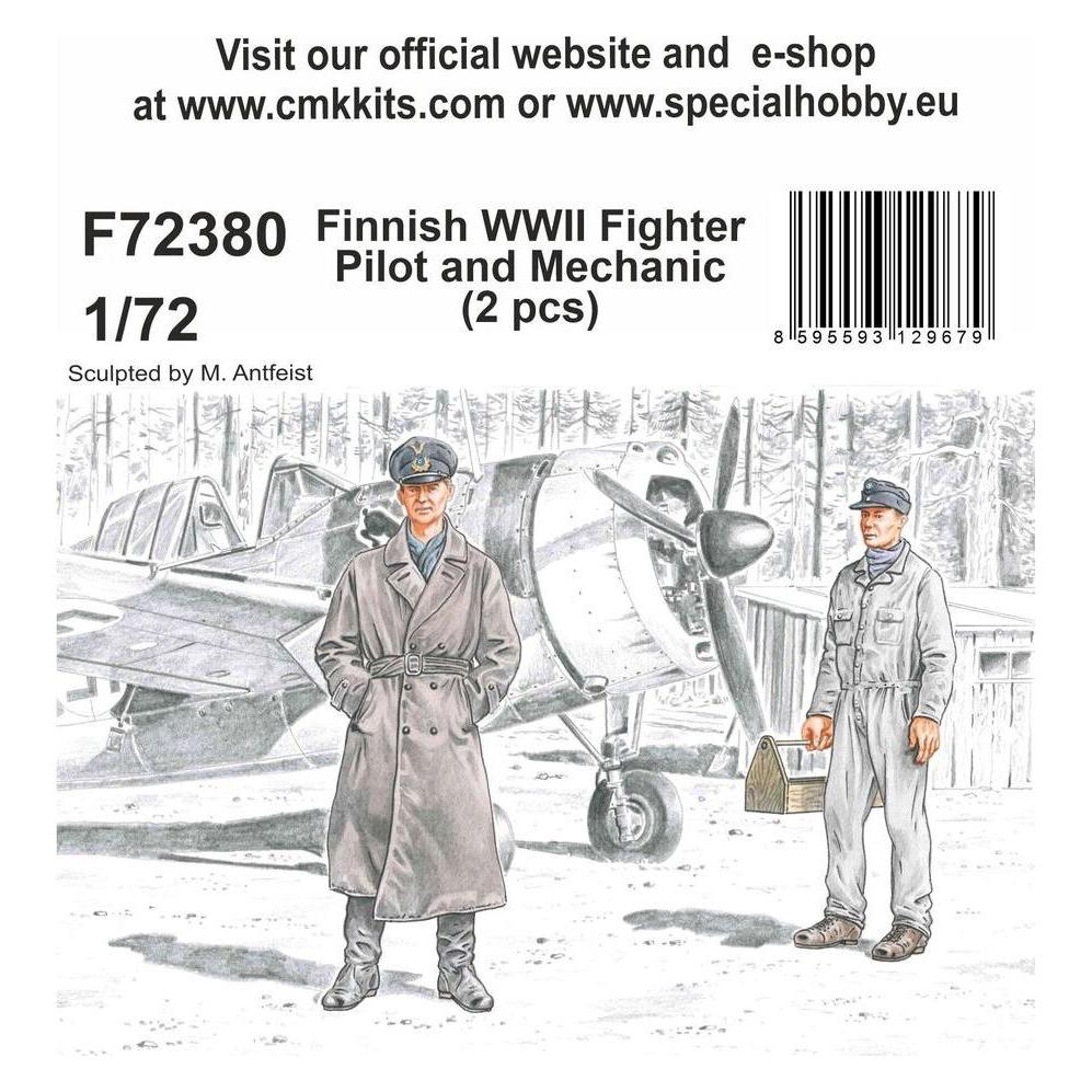 CMK Finnish WWII Fighter Pilot and Mechanic (129-F72380)