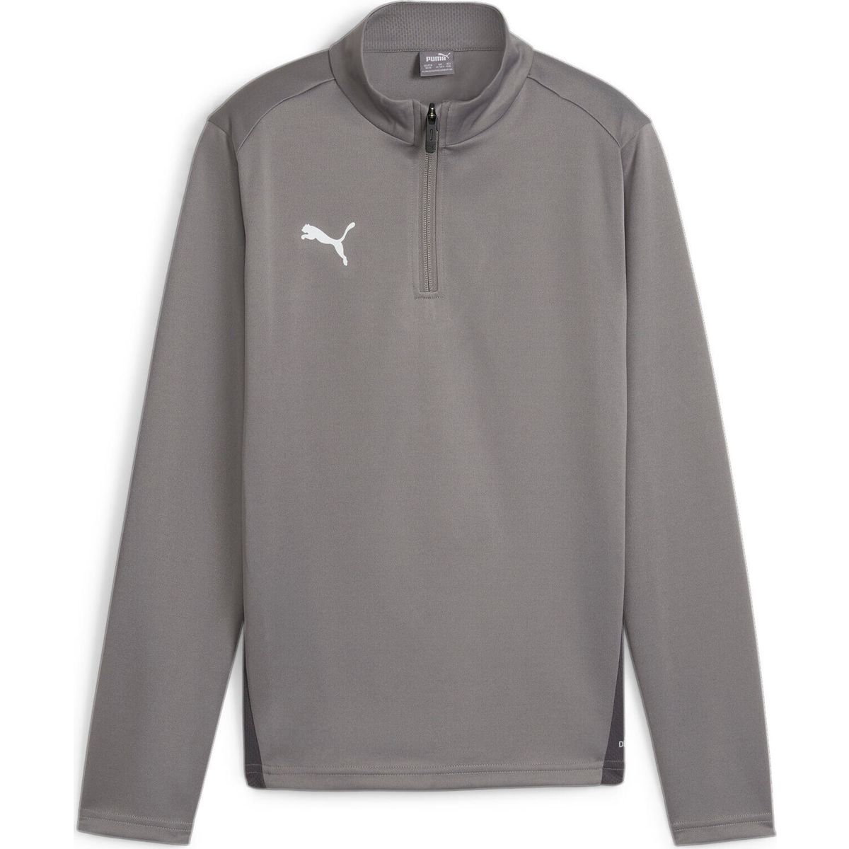 Puma Teamgoal Training 14 Zip Top Jr cast iron-puma white-shadow gray (13) 128 658632-13-128