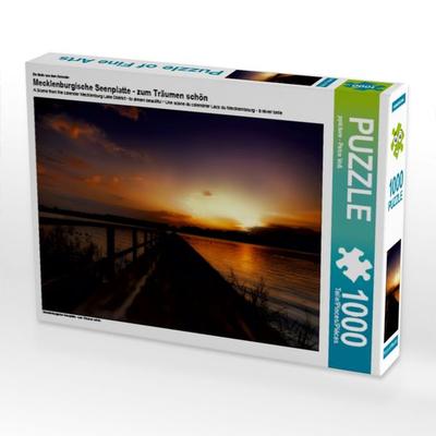 CALVENDO Puzzle Ein Motiv aus dem Kalender Mecklenburgische Seenplatte - zum Träumen schön | 1000 Teile Lege-Größe 64x48cm Foto-Puzzle für glückliche