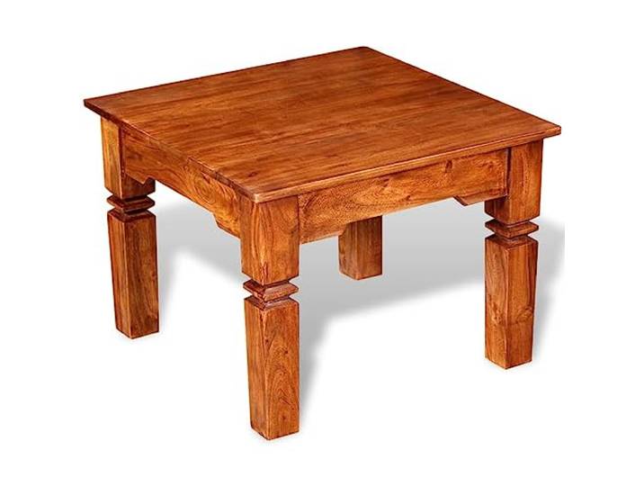 vidaXL Couchtisch Massivholz 60x60x45 cm