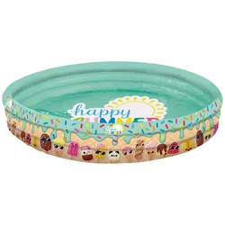 Happy People - Planschbecken - Happy Summer Pool (122x23cm) Babypool Kinder planschen Garten