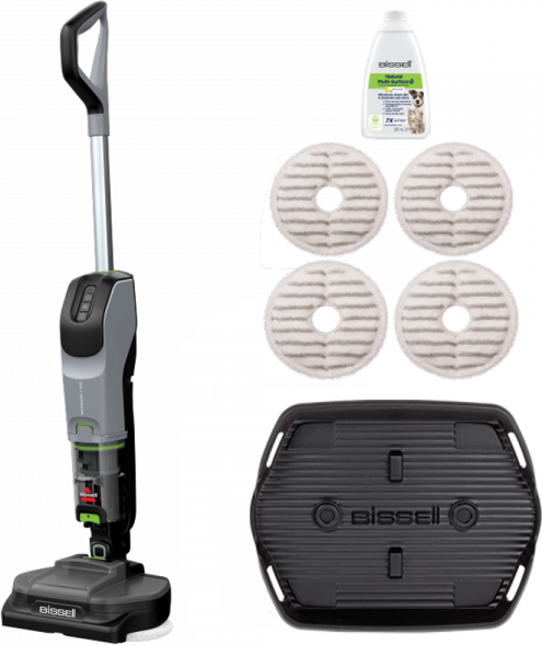 Bissell SpinWave + Vac PET Select - Hartbodenreiniger - 25,9V