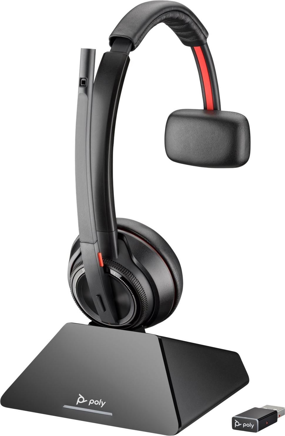 HP Poly Savi 7310 DECT Draadloze Headset - Gecertificeerd voor Microsoft Teams