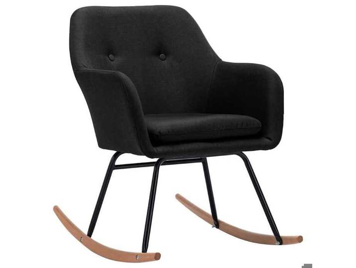 Mode Chaise à bascule Noir Tissu - Pour adulte ou enfant - Poids maximal: 110 kg/siège_8167
