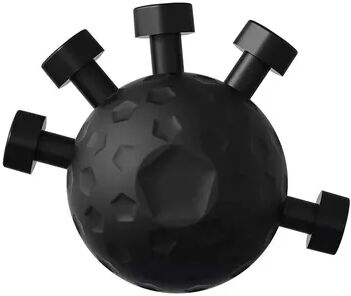 Healfit Counter Five finger Grip All in one Professional Hand Strength Trainer, Wrist Strengthener, Arm Exerciser, Finger Press Ball black