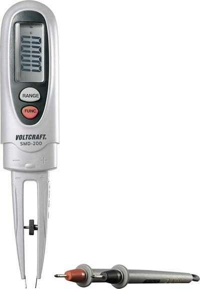 Voltcraft SMD-200 Handheld Digitaal Multimeter CAT III 600 V met 6000 tellingens