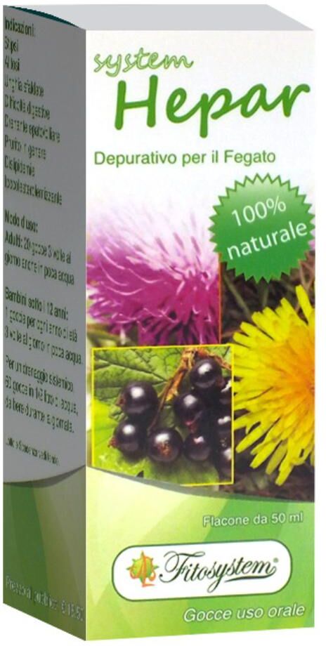 FITOSYSTEM DI C.G. SYSTEM Hepar Gtt 50ml