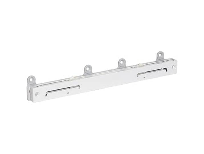 Rauch Möbel ZUBEHÖR, Mitteltürendämpfer, Maße 4x1,6x28 cm Schrankzubehör, Türdämpfer mit Soft-Close, für 3-türige Schwebetürenschränke von rauch mit einer Schranktiefe von 62 cm