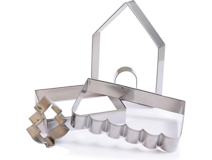 Scrapcooking Koekjesuitsteker Gingerbread House - Set/5
