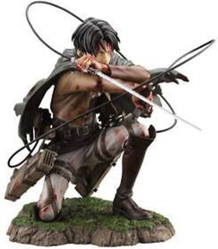 Kotobukiya Attack on Titan ARTFXJ Levi Fortitude versie figuur 1/7, 17 cm