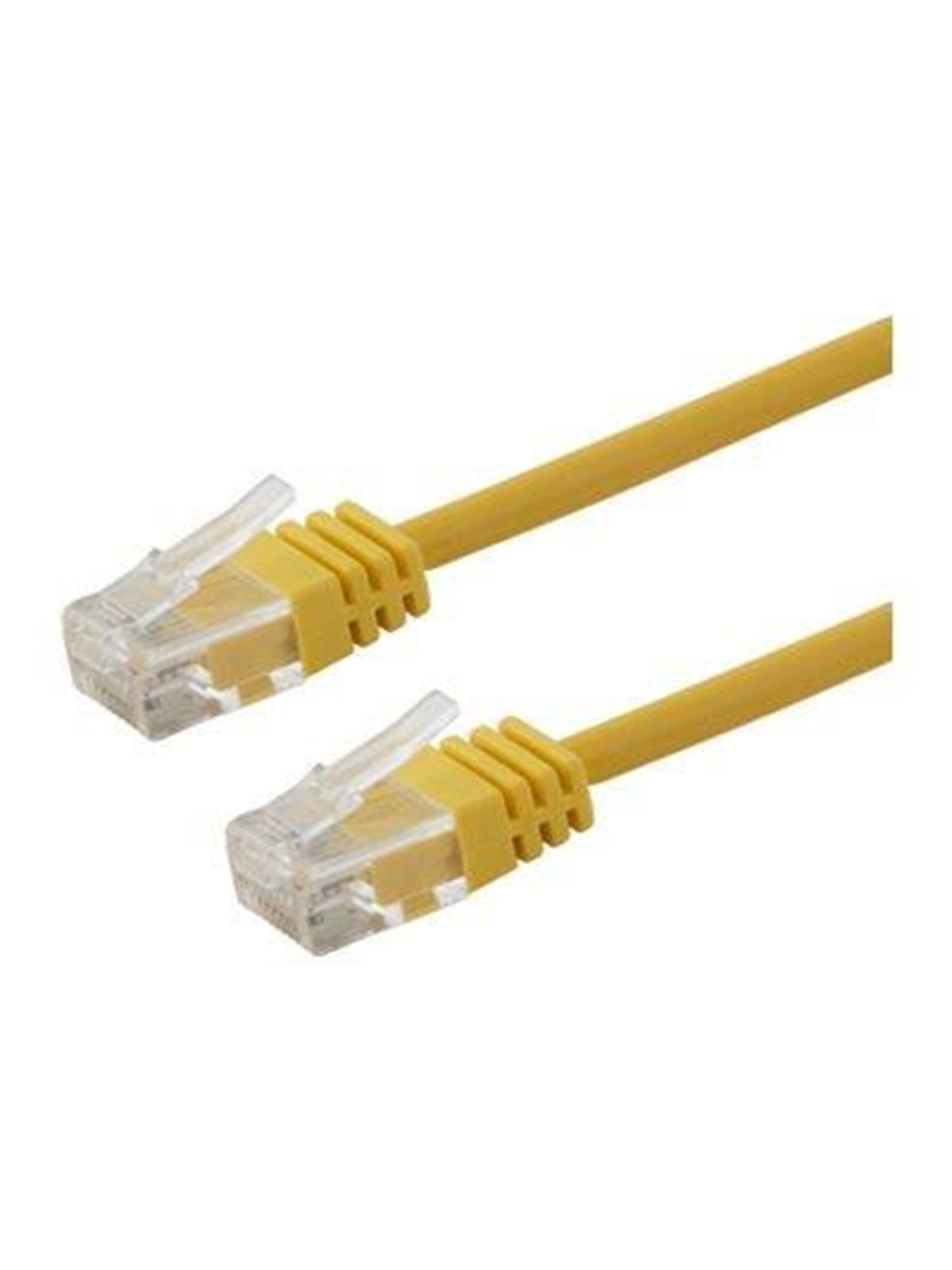 Deltaco patch cable - 2 m - yellow - Gelb