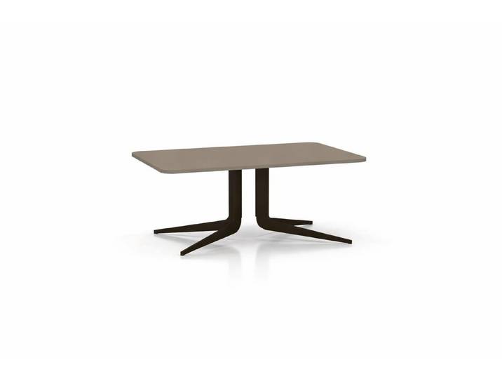 JVmoebel Couchtisch Moderner Design Couchtisch Beige Braun Metall Gestell Modern, Made in Europa