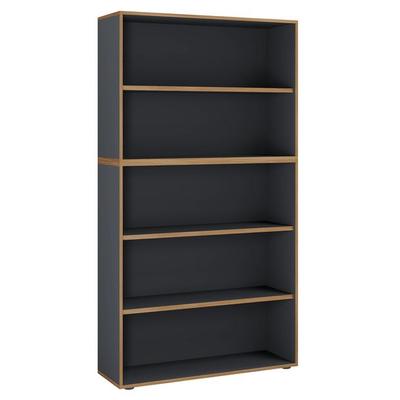 Holz Büro Regal Bücher Ordner Salia 5fach B. 100cm