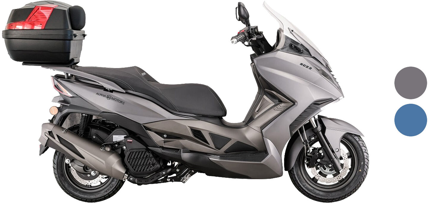 Alpha MOTORS Motorroller Sport Cruiser 22 125 ccm 95 km/h EURO 5 inkl. Topcase