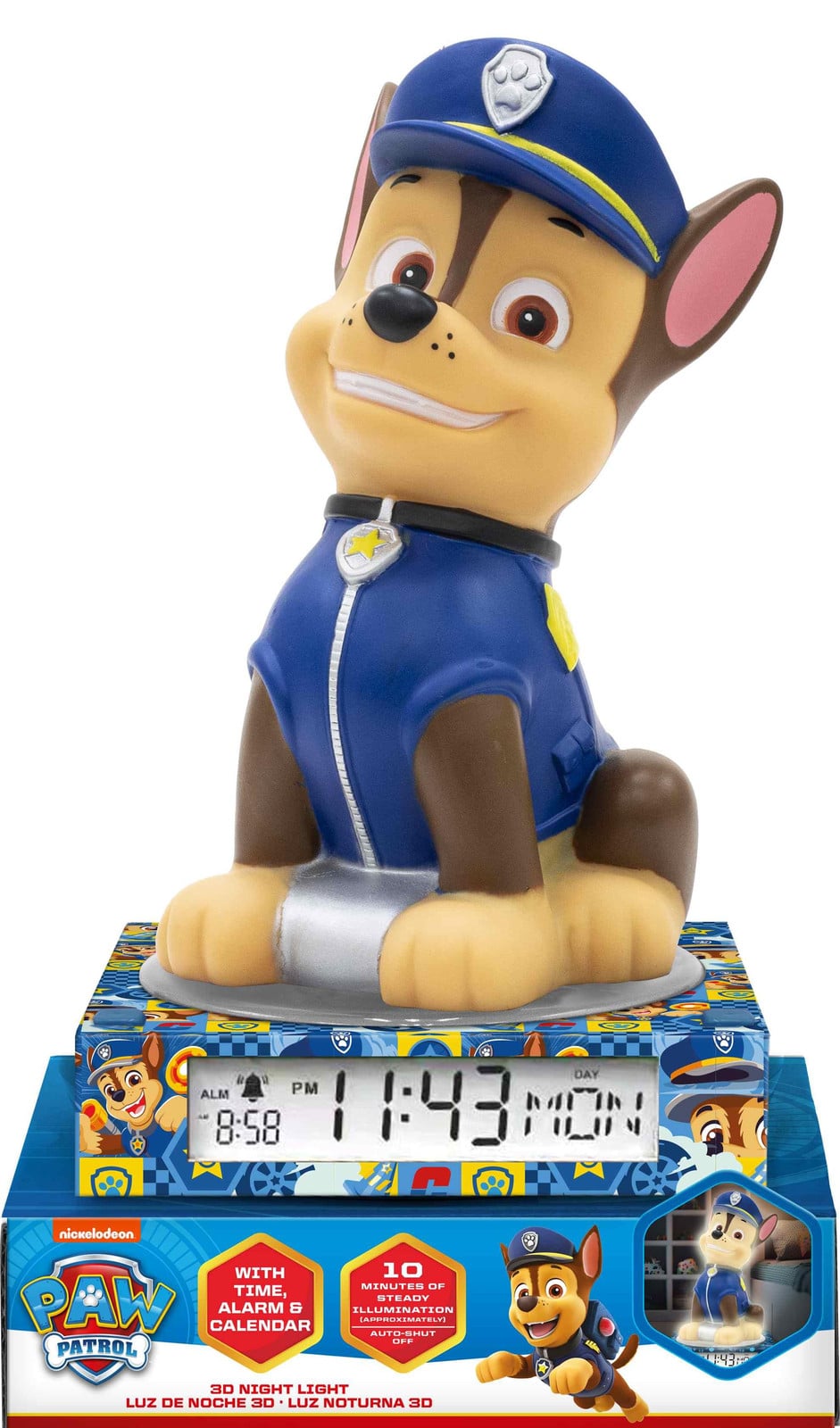 Paw Patrol 3D Figure Alarmklok - KIDS LICENSING - PW19972