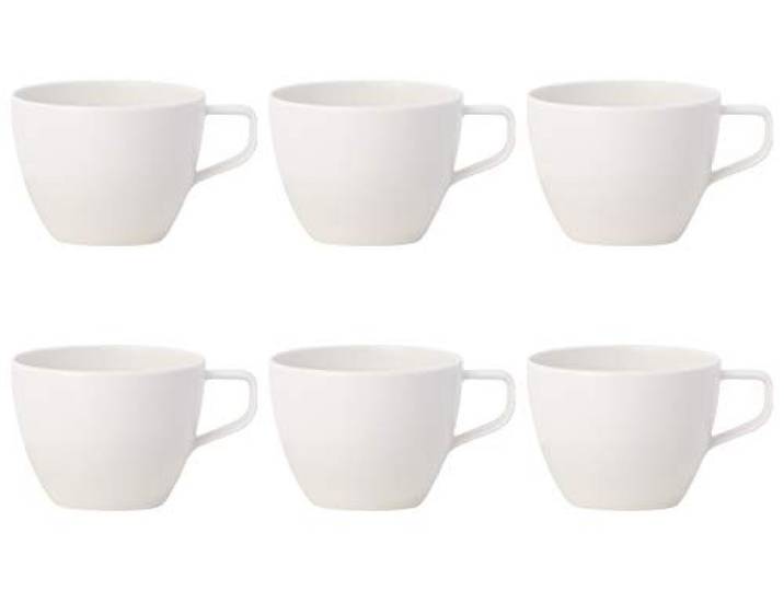 Villeroy & Boch ARTESANO ORIGINAL Kaffeetasse 250ml 6er Set weiß Porzellan