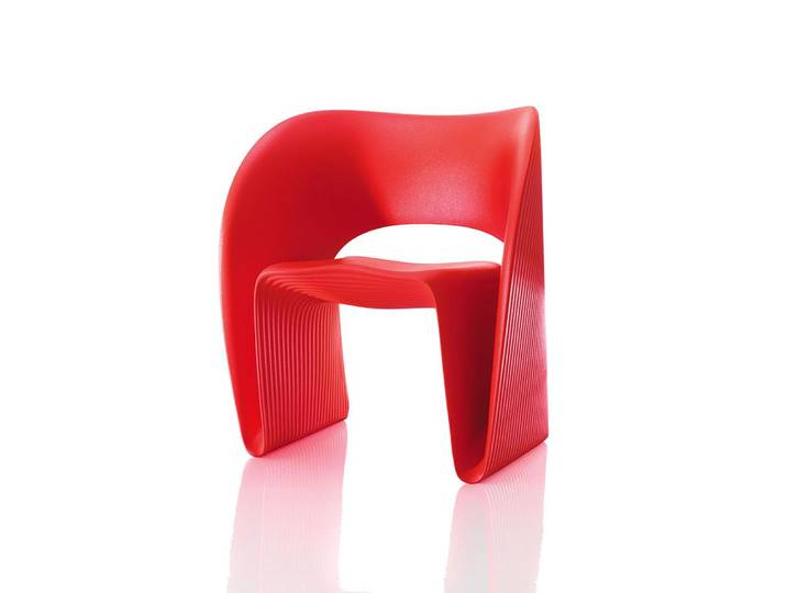 MAGIS fauteuil RAVIOLO (Rouge - Polyéthylène)