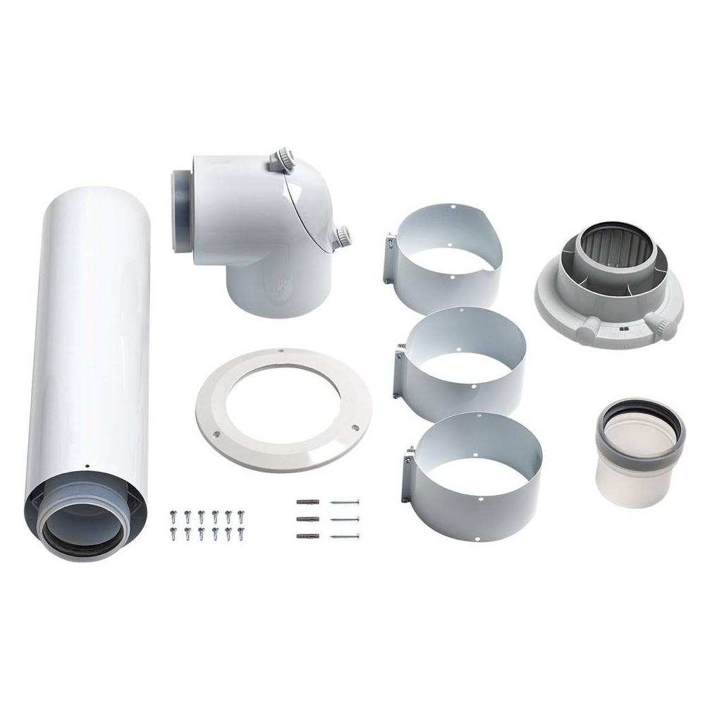 Vaillant Anschluss-Set 80/125 mm PP für Überdruck-Abgassystem (0.13 m) (0020232147)