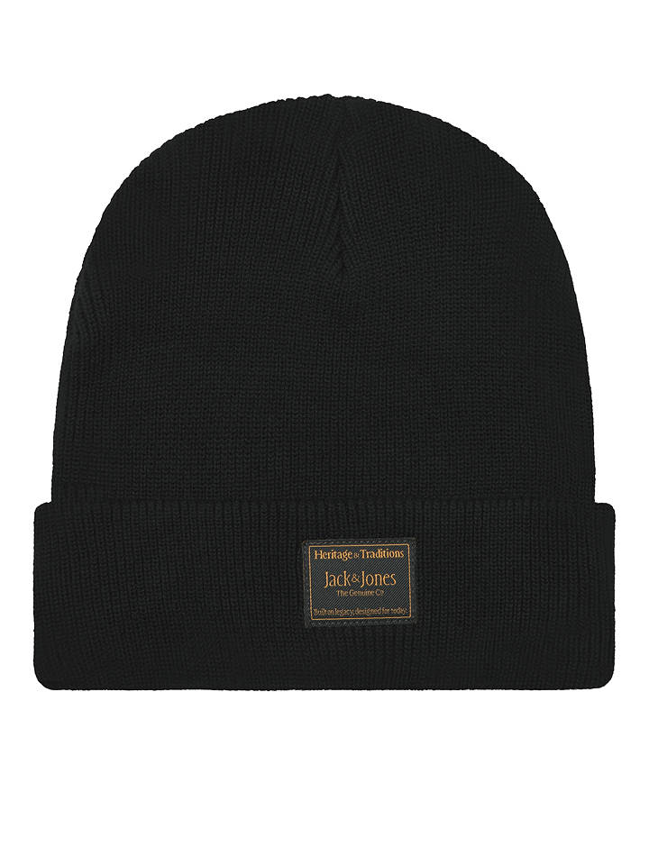 Jack & Jones Mütze in Schwarz - onesize