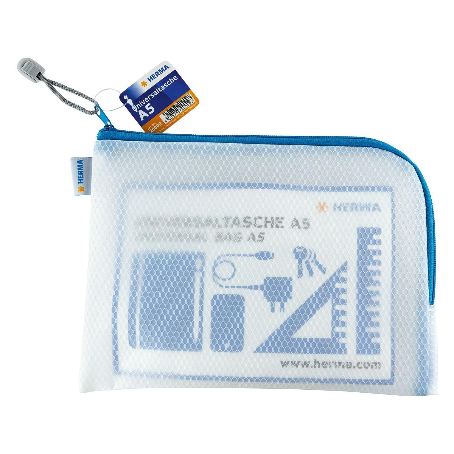 Herma Reissverschluss-Tasche A5 (20009)