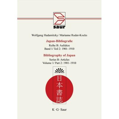 1901-1910, Gebundene Ausgabe von Wolfgang Hadamitzky,Marianne Rudat-Kocks, De Gruyter, 978-3-598-22148-4