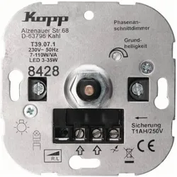 Kopp 842800008 LED-Dimmer DW RL 7-110