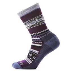 Smartwool Unisex Snowed In Sweater Crew Alltagssocken - 38-41 - Chalkviolet