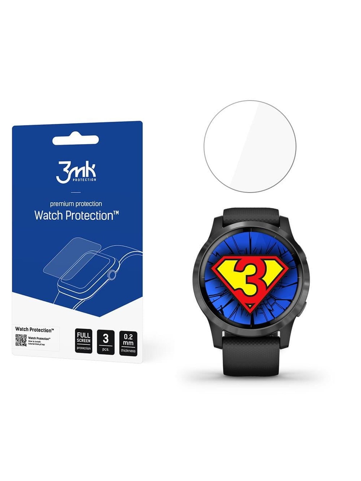3mk Garmin Vivoactive 4 - Watch Protection v. ARC+