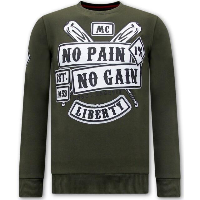 Local Fanatic Sweater met print sons of anarchy