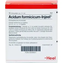 ACIDUM FORMICICUM INJEEL Ampullen 10 St