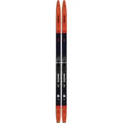 ATOMIC Kinder Langlauf Ski PRO C1 GRIP JR + PLK ACS, Größe 140 in Schwarz Schwarz