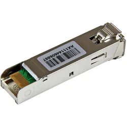 StarTech Gigabit 850nm Multimode LC Glasfaser (LWL) SFP Tranceiver Modul - 550m - Mini-GBIC - 1000Base-SX, Transceiver, Silber