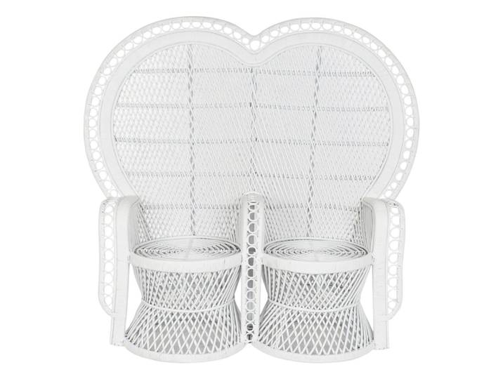 Fauteuil Emmanuelle en rotin blanc 157 x 68 x 145,5 cm 2 places