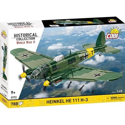 COBI Historical Collection 5772 - Heinkel HE 111 H-3, WWII, Bausatz 1:48, 788 Klemmbausteine