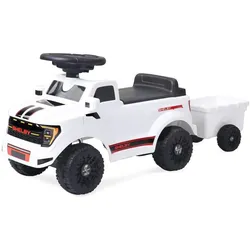 Weiss Rutscher Shelby Ford F-150 Raptor mit Anhänger weiss