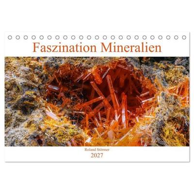 Faszination Mineralien (Tischkalender 2027 DIN A5 quer), CALVENDO Monatskalender