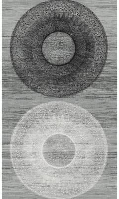 Harry & Grace Large Circle Peel and Stick Wallpaper - 20.9 in. W x 18 ft. L