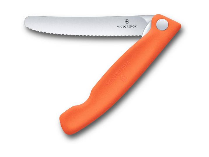 Gemüsemesser Swiss Classic, 11 cm , orange, Kochmesser, Gemüsemesser